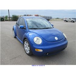 2003 - VOLKSWAGEN BEETLE /OFFSITE VEHICLE