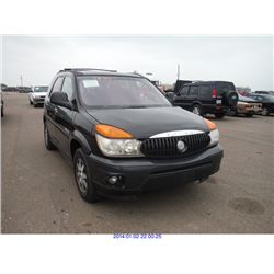 2002 - BUICK RENDEZVOUS/ OFFSITE VEHICLE