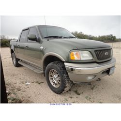 2001 - FORD F150