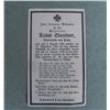 Image 2 : ORIG NAZI WWII FUNERAL CARD-W/PIC & IRON CROSS/HELMET