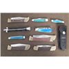 Image 2 : COLLECTION OF 9 VINTAGE FOLDING KNIVES