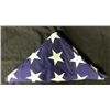 Image 1 : WWII US Funeral Flag Large 48 Stars