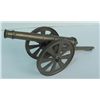 Image 2 : VINTAGE CIVIL WAR BRASS CANNON-1 FOOT LONG-MOVING PARTS