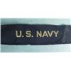 Image 4 : 3 OLD US NAVY TALLY CAP RIBBONS-USS INDIANA-USS