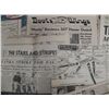 Image 2 : HUGE LOT OF WAR NEWSPAPERS, CLIPPINGS, YANK & GI PAPERS