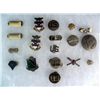 Image 1 : LOT OF 18 MILITARY INSIGNIA, DI'S, UNIFORM DEVICES