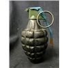 Image 1 : WWII FRAGMENT PINEAPPLE GRENADE--INERT--COMPLETE TOP