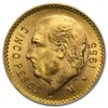 Image 2 : Gold Mexican 5 Pesos BU