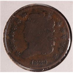 1829 HALF CENT VG (C-1, R-1)