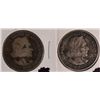 Image 1 : (2) 1893 COLUMBIAN EXPO HALF DOLLAR