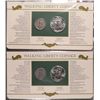 Image 2 : WALKING LIBERTY COINAGE SET, POSTAL COMMEM. SOCIETY, HALF DOLLARS & SILVER EAGLE