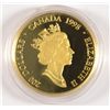 Image 1 : 1998 $200.00 CANADA BUFFALO GOLD COIN, WITH ORIGINAL BOX SLEEVE AND CERTIFICATE