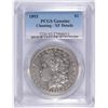 Image 1 : 1893 MORGAN SILVER DOLLAR, PCGS XF ( cleaned )  NICE!