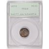 Image 1 : 1830 HALF DIME,PCGS MS-64 OLD RATTLER HOLDER, HOW NICE MUST IT BE TO BE A MS-65?