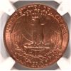 Image 2 : 1990-D WASHINGTON QUARTER, NGC MS-64 MINT ERROR!!