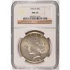 Image 1 : 1925-S PEACE SILVER DOLLAR, NGC MS-63 NICE!!