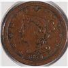 Image 1 : 1854 HALF CENT (C-1, R-1) VF-25