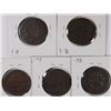 Image 2 : (5) LARGE CENTS (55, 01, 05, 07, 16)