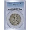Image 1 : 1916-S WALKING LIBERTY HALF DOLLAR PCGS G-4