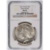 Image 1 : 1921 PEACE DOLLAR NGC MS-62
