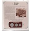 Image 8 : THE LAST FAMILY OF U.S.  SILVER COINS IN ALBUM WITH STAMPS, AS PICTURED/LISTED:
