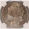 Image 2 : 1885-O MORGAN SILVER DOLLAR, NGC MS-65 GEM PRETTY BLUES, PINKS AND GOLD