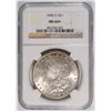 Image 1 : 1898-O MORGAN SILVER DOLLAR, NGC MS-64+  WHITE, A LITTLE COLOR OBV  12 O' CLOCK