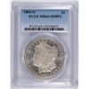 Image 1 : 1884-O MORGAN SILVER DOLLAR, PCGS MS-64+ DMPL! FANTASTIC WHITE COIN!