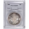 Image 1 : 1886 MORGAN SILVER DOLLAR, PCGS MS-64 PL  WHITE AND NICE!