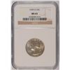 Image 1 : 1939 D WASHINGTON QUARTER NGC MS65 MOSTLY WHITE