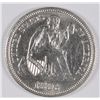 Image 1 : 1886 SEATED DIME MS-63