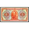 Image 1 : Banco De La Republica, 1926 Uniface Proof Banknote.