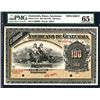Image 3 : Banco Americano De Guatemala, ND (1913-25) Specimen Banknote Paper Variety 1.