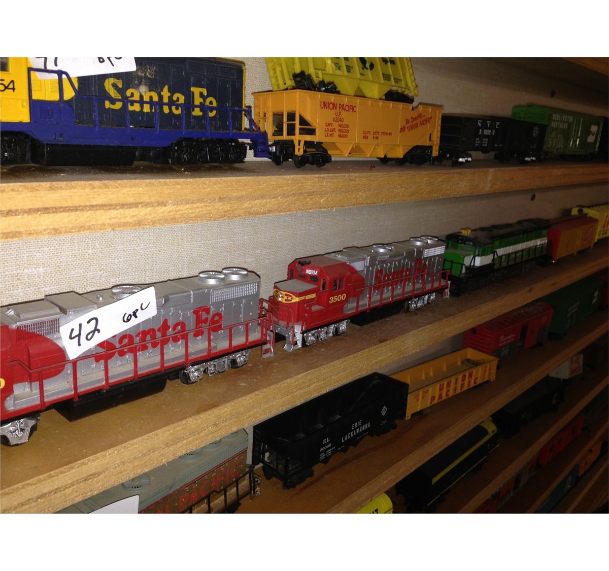 Santa Fe 3500, 3600, Burlington Northern 853 6pcs