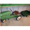 Image 1 : Ertl Model # 520 John Deer Pedal Tractor W/ Trailer