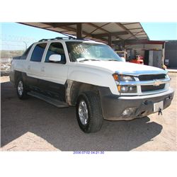 2003 - CHEVROLET AVALANCHE