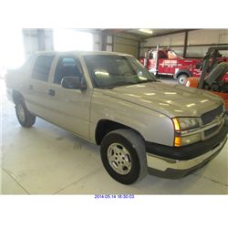 2004 - CHEVROLET AVALANCHE