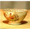 Image 1 : Bowl with motif of hen. Marked Petrus Regont & Co. MAASTRICHT, Haan Holland. Diam at the top 16,...