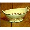 Image 1 : Pierced oval bowl or basket in porcelain. Marked Sewell & Donkinn, England. 1900th century. H 10...