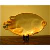 Image 1 : Plate from Egersund Fayancefabrik, Norway. Shaped as a pig. Length 40 cm. NOK 1000-1200,-...