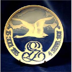 Memory plate of Edvard Grieg 15th of june 1843 - 4th of september 1907. Manufactured by Porsgrun...