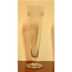 Longdrink glass from Hadeland Glassverk in Norway with engraved decor. C 1900. h 25 cm. NOK 500,...