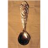 Image 1 : Spoon: Roald Amundsen jubilee 14-12-1928. silver plate. Length 12,5 cm. NOK 250,-. Starts at 100...