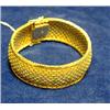 Image 1 : Bracelet in 585 gold. Weight 47,1 grams. Length 17 cm. NOK 6500,-. Starts at 3300,-...