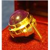 Image 1 : Ring of 585 gold with big ovale stone. 17x13 mm, c 10 grams. NOK 5000,-. Starts at 3000,-...