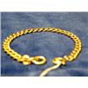 Image 1 : Bracelet in 585 gold. Weight 15,5 grams. Length 20 cm. NOK 2000,-. Starts at 1000,-...