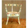 Image 1 : Decorated childs chair. Seat and front painted in traditional norwegian rose pattern from Otta....