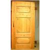 Image 1 : Unpainted door with carvings. Original hinges. Early 1900th century. NOK 4000-5000,-. Starts at...