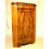 Image 1 : Mahogany corner cupboard in biedemeier style. 1900th century. Height 136 cm. NOK 4000-5000,-. St...