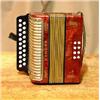 Image 1 : Hohner Erica accordion, made in Germany. NOK 1500-2000,-. Starts at 1000,-...